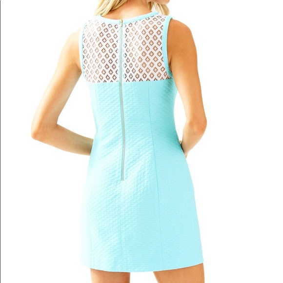 EUC Lilly Pulitzer serene blue Vandalia shift - Picture 6 of 15